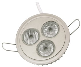 3x1W led Jaune flood, cliquez pour agrandir