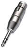 Adaptateur XLR NEUTRIK / fiche jack 6,35 mâle stéréo - NA-3FP