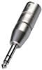 Adaptateur XLR NEUTRIK / fiche jack 6,35 mâle stéréo - NA-3MP