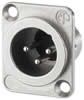 Fiches XLR châssis 3 pôles NEUTRIK - NC-3MDLX