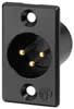 Fiches XLR châssis 3 pôles NEUTRIK - NC-3MPB