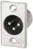 Fiches XLR châssis 3 pôles NEUTRIK - NC-3MP