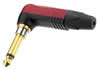 Fiches jack 6,35 mâles mono coudées NEUTRIK - NP-2RXSILENT