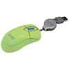 Mini Souris Optique avec Câble Usb Retractable Vert Sweex