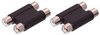 Adaptateur 2x RCA femelle - 2x RCA femelle
