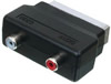 Adaptateur fiche Péritel mâle vers 2x RCA mâle Audio IN