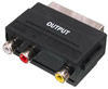 Adaptateur fiche Péritel mâle vers 3x RCA mâle A/V OUT