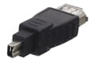 Adaptateur FireWire 6p femelle - FireWire 4p mâle
