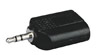 Adaptateur Jack 3.5mm stéréo mâle - 2x Jack 3.5mm stéréo femelle