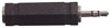 Adaptateur Jack 3.5mm stéréo mâle - Jack 6.35mm mono femelle