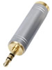 Adaptateur Jack 3.5mm stéréo mâle - Jack 6.35mm stéréo femelle, haute qualité