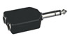 Adaptateur Jack 6.35mm stéréo mâle - 2x Jack 6.35mm stéréo femelle