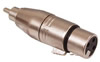 Adaptateur XLR 3p femelle - RCA mâle