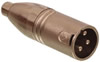 Adaptateur XLR 3p mâle - RCA femelle