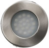 Ampoule LED encastrable - blanc chaud - chromee - 15 LEDs