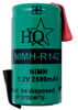 Batterie NiMH - R14 - 1.2V - C - 2500mAh - cosses à souder