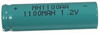 Batterie rechargeable NiMh - 1,2V - 1100mAh - 14.2x49.1mm