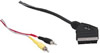 Câble fiche péritel vers 1x RCA video + 1x RCA audio, 1.5m