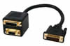 Câble répartiteur DVI-I -> DVI-I + VGA