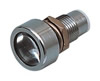 Clip de Fixation pour LED 5mm + lentille, Chromé