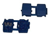 Connecteur snap-on couleur bleu - 100pcs