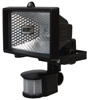 Détecteur de mouvement + éclairage lampe halogène, couleur noir - EL-PIRLA30