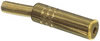 Fiche Jack 3.5mm Stéréo Femelle, Doré