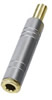 Fiche Jack 6.3mm Stéréo Femelle, doré, haute qualité