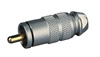 Fiche RCA Male, Noir, Isolation Teflon, diam. 5 mm