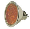 Lampe LED - 1.8W / 12V - blanc chaud - doré - 30 LEDs - MR16