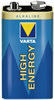 Pile alcaline Varta High Energy - LR22 - 6LR61 - 9V