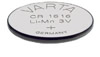 Pile bouton Lithium Varta - CR1616 - 3V - 50mAh - 16x1.6mm