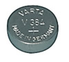 Pile bouton pour montre Varta - V384 - 1.55V - 38mah - SR41 384.801.111
