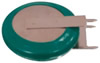 Pile bouton rechargeable NiMh - 1,2V - 170mAh - 25.2x6.5mm