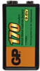 Pile rechargeable NiMH GP - R22 - 9V - 170mAh