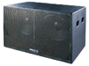 BST - SP-218SUB - Caisson de Basse 800W RMS 2x46cm ( 2x18’’ ) alu 1600W Max