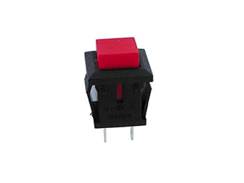Bouton-Poussoir On-(Off) - Rouge, cliquez pour agrandir