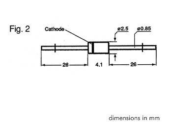 Diode Zener 3V6-1.3W, cliquez pour agrandir 