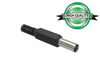 Fiche d'alimentation male 2.5 x 5.5 x 14mm