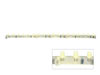 Module à LED flexible - jaune - 18 LED - 30cm - 12vcc