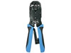 Pince à sertir professionnelle pour connecteurs modulaires 4p4c, 6p4c, 8p8c (rj11, rj12, rj45) & dec