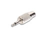 Adaptateur Jack 3.5mm mono mâle - RCA femelle, métallique
