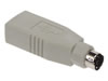 Adaptateur USB - PS2 Mle vers USB A Femelle