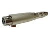Adaptateur XLR 3p femelle - Jack 6.35 mono femelle