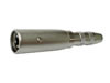Adaptateur XLR 3p mâle - Jack 6.35 mono femelle