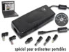 Alimentation Stabilisée pour Ordinateurs Portables Entrée CA Sortie CC 15-24V 120W max