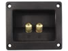 Bornier pour Enceinte - Carre - Dore