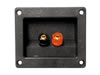 Bornier pour Enceinte - Rectangulaire - Dore
