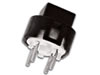 Bouton-Poussoir Carre 7.5mm Noir