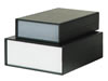 Coffret Plastique 40 x 120 x 170mm - noir et gris métallique